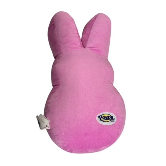 Peeps Bunny Easter Pink Large Plushie Pillow Stuffed Animal 14 inches - Picture 2 of 8